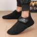 YRZL Men's Comfortable Winter Cotton Warm Soft Lightweight Simple Fashion Flat Slippers Anti-Slip Home Shoes For Men_vogvips.com