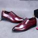 New leather shoes cowhide leather boys British business pointy men's soil shoes dress shoes_vogvips.com