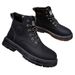 European Warm Series Men's Safety Shoes Winter Construction Site Wear-resistant Work Martin Boots Waterproof Non-slip Sports Autumn Durable_vogvips.com