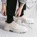 Thick-Soled British Style White Business Casual Large Leather Men Low-Top Work Martin Boots Groom Wedding Shoes_vogvips.com