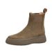 Genuine Leather Thick-Soled Martin 2025 Autumn New Two-Layer Cowhide Cigarette Boots Style Women's Shoes_vogvips.com
