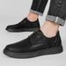 Inner Height-increasing Men's Shoes Casual Single Shoes Men's Board Shoes Genuine Leather Men's Low-top Men's Lace-up Leather Shoes_vogvips.com