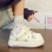 Girls' 2026 New Spring Model Older Children, Low-Top Sneakers For Girls, Casual Sports Shoes, Breathable White Shoes_vogvips.com
