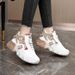 ZY7831 New 2024 Hot Style Autumn Winter Dad Women's Korean Version Color Block Trendy Height Increasing Thick Sole Shoes_vogvips.com
