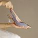 31-44 Size Embossed Satin High Heels Pointed Toe Shallow Mouth Stiletto Women's Versatile Single Shoes Sandals_vogvips.com