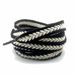 Shoelaces Wheat Ear Shoelaces For Women's Canvas Shoes Woven In Black And White Wide And Flat Extra Wide And Thick Shoelaces 1.5cm Wide_vogvips.com