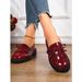 New bean shoes single shoes women's loafers flow su a slip-on plus-size casual shoes_vogvips.com