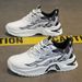 Men's 2026 Spring New Model, Mesh Upper, Height-increasing, Versatile, Thick-soled Trendy Shoes, Soft Sole,_vogvips.com