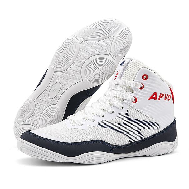 Unisex Shoes Indoor Fitness Training Shoes Professional Grade Professional Fighting Competition Special Children's Sanda Boxing Shoes_vogvips.com
