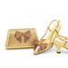 New bow decoration hot diamond party dinner high heels pointed shoes elegant fashion shoe bag set_vogvips.com