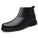 European Warm Series Martin Mid-Top Autumn 2025 New Trendy Boots Men's British Style Business Casual High-Top Leather Shoes_vogvips.com