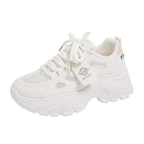 Dad Shoes Female Student Sports Running Shoes Casual Shoes Platform Height Increase_vogvips.com