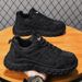Euro Step Summer Men's 2025 New Black Sports Casual Work Waterproof Non-Slip Wear-Resistant Durable Safety Trendy Shoes_vogvips.com