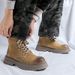 Martin Boots Men's Shoes Men's Shoes Tooling Retro Tooling Rhubarb Boots Short Boots_vogvips.com