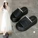 Women's Silver Woven Openwork Platform Sandals Breathable Comfortable Relaxed Style Summer New 2026_vogvips.com