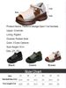 Genuine Leather Roman Style Thick Heel Soft Boots Retro Fish Mouth Platform Sandals For Women Summer New Arrival Casual Fashion_vogvips.com
