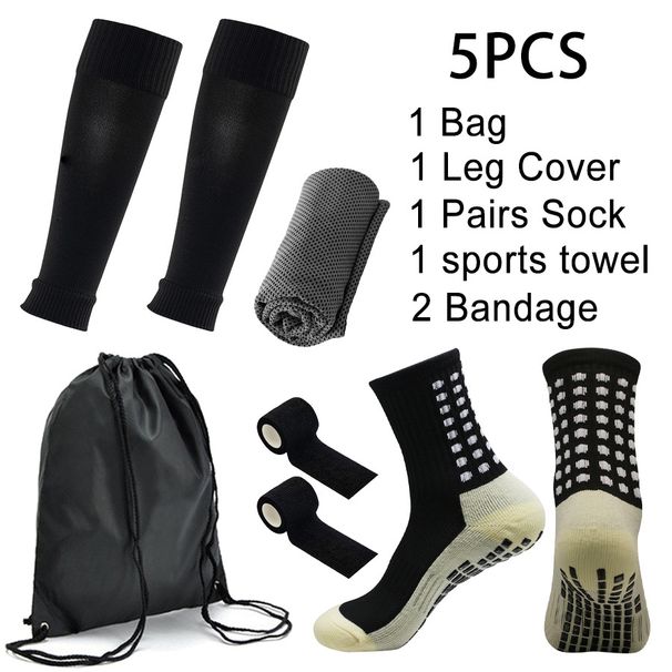 Sports Equipment Football Socks Non Slip Sports Socks Cold Towel Socks Knee Pads Bandages Outdoor Sports Backpack_vogvips.com
