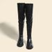 2025 Autumn Winter New Large Size 41-43 Over-the-Knee Women Square Heel Elastic Fashion Sleeve Long Boots_vogvips.com