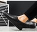 Men's Round Head Shallow Mouth Foot Set Low Heel Single Shoes Men's Casual Work Leather Shoes_vogvips.com