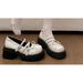 Genuine Thick-soled Height-increasing Mary Jane For Petite Women, College Style JK Single Shoes, British Chunky Heel_vogvips.com