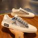 Fashion Men's 2025 Spring New Low-top Versatile Light Sneakers Breathable Skull Casual Trend Shoes_vogvips.com