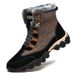 Outdoor Non-Slip Large Size Martin Boots For Men, British Style Snow Warm High-Top Fleece-Lined Thickened Boots, Cotton_vogvips.com