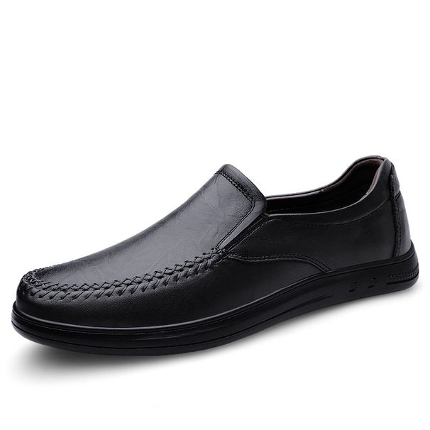 Casual Men's Shoes Non-slip Soft Sole Dad Leather Shoes Men's Shoes_vogvips.com