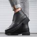 New Leather Spring Men's Shoes High-top Men's Heightening Tooling Martin Boots_vogvips.com