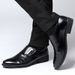 Large Size Casual Trendy Formal Attire, One Foot Leather Shoes, Men's British And Korean Version, Pointed Toe_vogvips.com