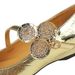 3683-6K92 Vintage Textured Shoes, Shallow Wedge Heel, Metal Decorated Strap Women's Shoes_vogvips.com