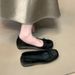 MUKEKe 4cm Height Increasing Red Bowknot French Style Women's Single 2025 Spring New Loafers Granny Shoes_vogvips.com