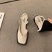 2025 New Summer French Style Closed-Toe Sandals Soft Sole Women's Square Toe Flat Design Sense Single Shoes_vogvips.com