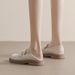 Platform Loafers For Women With One Foot, Black Retro Small Leather Shoes, Thick Heel And Soft Sole Single Shoes For Women_vogvips.com