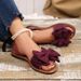 Elegant Pearl Chain Ankle Strap Women Summer 2026 Sweet Lace Up Bowknot Flat Heel Sandals Woman's Designer Beach Shoes_vogvips.com