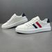 Men's Genuine Leather White 2025 Spring Collection Trendy Fashion Trend Men's Flat Versatile Casual Shoes_vogvips.com