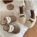 Winter Cotton Wom, Studt Version, Bowknot Thick Sole, Non-Slip, Warm, Home Casual, Versatile Family Slippers For_vogvips.com