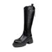 19233-1 Thick-Soled High Women 2025 Autumn Winter New Belt Buckle Over-the-Knee Long Boots With Wide Back Zipper For_vogvips.com