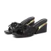 2026 New Summer Women's Wedge Fashion Square Toe High Heel Casual All Match Ladies Sandals 36 41_vogvips.com
