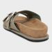 Women's Fashion Buckle Suede Sandals Summer Outdoor Casual Thick Soled Height Increasing Slippers_vogvips.com