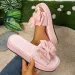 2026 New For Women Wearing Thick Bottom Butterfly Knot One Word Women's Cool Slippers_vogvips.com
