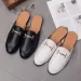 P7 YEINSHAARS Designer Slipon Men Casual Shoes Luxury Brand High Quality Genuine Leather Slipper Loafers Summer Half Shoes For Men_vogvips.com