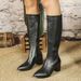 326-81 Pointed, Long Tube, Thick Heel, Casual And Fashionable Western Cowboy Walking Style Women's Boots_vogvips.com