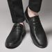 Classic Dress Mens Flats Wedding Oxfords Fashion Casual Footwear Men New Genuine Leather For Male Walking Shoes_vogvips.com