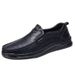 Men's Slip-On Casual Leather Shoes, Men's Soft Sole Lightweight Loafers, Easy-Wear Moccasins 8189_vogvips.com