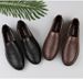 Men's Shoes Men's Casual Leather Shoes Men's Soft Leather Soft-soled Dad Shoes_vogvips.com
