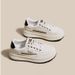 Genuine Leather White Sneakers For Women, 2026 Spring/summer New Style, Thick-soled Height-increasing Sneakers, Popular_vogvips.com