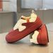 Trendy Men's Shoes, 2025 Winter New Model, Soft-Soled, Fleece-Lined Loafers, Leather Slip-On Style, Forrest Gump Shoes_vogvips.com