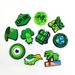 Cartoon Does Not Infringe VSCO Green Series Shoes Flower Shoe Buckle Soft Glue Personality DIY Cute Accessories_vogvips.com