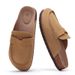 Bebealy Women's Cork Suede Clogs New Genuine Mules Men Fashion Potato Shoes With Arch Support Comfy Cork Footbed Clogs Slippers_vogvips.com