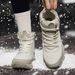 Winter Snow Boots Women High-top Outdoor Warm Solid-color Outdoor Shoes Women Anti-slip Wear-resistant Casual Ankle Boots Women_vogvips.com